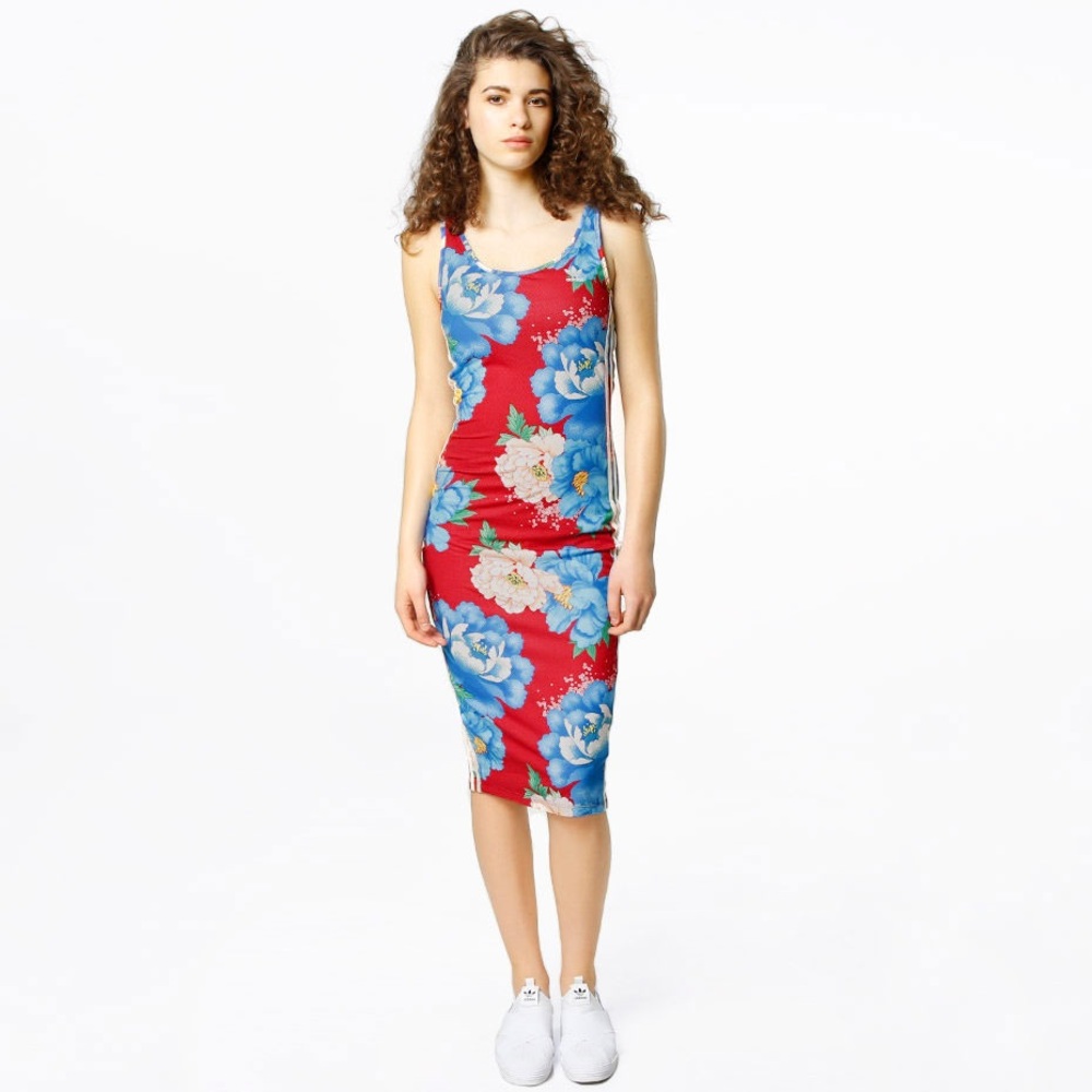 Adidas Oriental floral C tank dress🌺🌸🌼